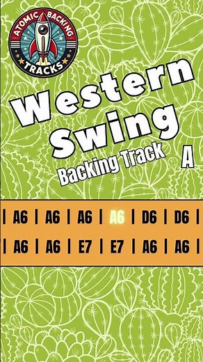 Western Swing Guitar Backing Track in A 🎸