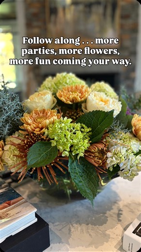 37 reactions · 6 comments | Here’s to the most gorgeous fall palette you’ve ever seen because I refuse to start Christmas until December 1st.  Browns, creams, greens, and bronzes came together to set the mood for a fall engagement party in a home that already knows how to shine. | Katherine Mahon Robinson | Facebook