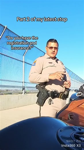Confrontational Cop Stop on Motorcycle - Not Hating, Just an Interaction