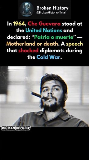 Che Guevara Speech at the UN #history