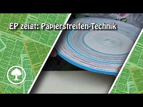 Papierstreifen-Technik