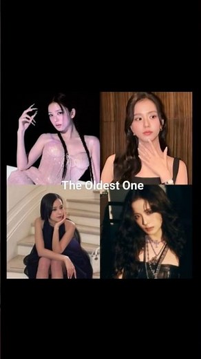 Oldest vs Youngest ✨🖤 Who is your favorite in BLACKPINK? 👑 #blackpink