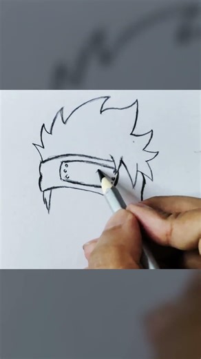 Chibi Kakashi #drawing #shorts