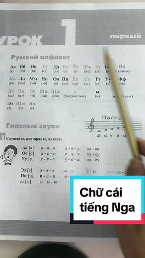Bảng chữ cái tiếng Nga: Урок 1 Руский алфавит