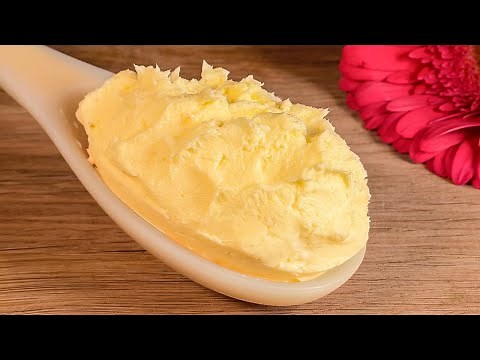 How to make BUTTER with just 3 ingredients that you definitely have at home! Quick recipe