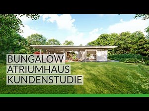 HUF bungalow - atrium house design concept