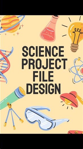 science project file design #art #shorts #artstudio #file #projectwork
