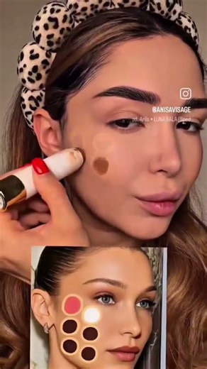 Face contour hack 🤯, would you try this #shorts