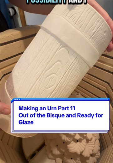 Pottery Urn: Bisque Stage and Glazing Techniques