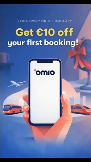 Omio Train, Bus & Flight Booking App (€10 Bonus)