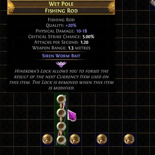 Wet Pole - an offering to Krillson (Path of Exile: Curse of the Allflame)