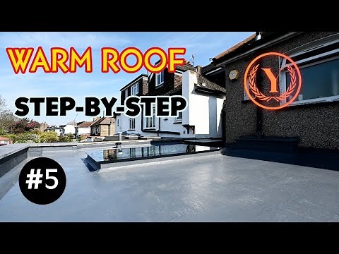 How to Build a House Extension in 2025 – Step 5: Installing a Flat Warm Roof