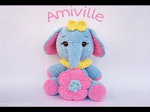 crochet elephant plush tutorial/ amigurumi elephant pattern/ part 2 the legs