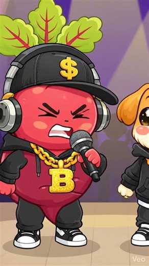 Dog vs Beetroot Rap Battle 😂 #funny