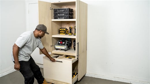 DIY Garage Cabinet - Storage & Organization | DIY Creators