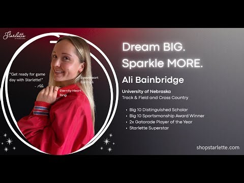 Starlette Jewelry unboxing with NCAA Track & Field star, Ali Bainbridge