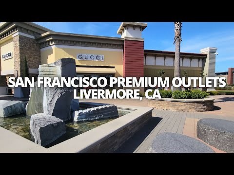 Exploring San Francisco Premium Outlets in Livermore, CA USA Walking Tour #sanfranciscopremiumoutlet