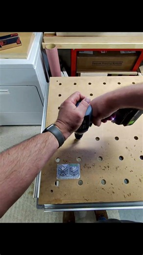 UJK Chamfer & Reamer Tool for 20mm holes on Festool MFT #woodworking #festool #workshop #shopsounds