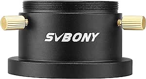 SVBONY SA404 M48 to M42 Adapter, 1.25 Inches Telescope Adapter for SV41 Spotting Scope, Eyepiece Adapter for Eyepiece Photography