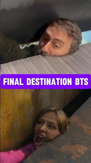 Final Destination movie behind the scenes are terrifying. #finaldestination #horor #behindthescenes