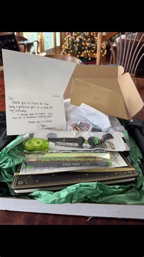 Thank you so much @Jules for my gorgeous bookish box! I love it! You’re the best!! #bookishthings #bookishmail #witchypen #bookjournalstickers #journal