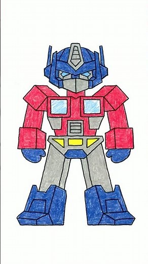 How to Draw a Transformer #drawingtutorial #artprojectsforkids #art #arttutorialsforkids