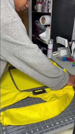 Hooping sweatshirt to embroider im using the hoops that comes with my machine 💛 #mama #sweatshirts