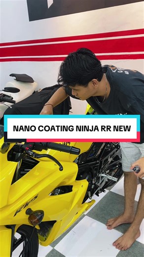 Project restorasi ninja rr new, di finishing dengan detailing & coating. Paket lengkap pokoknya kalau dikita gaiss‼️ ##restorasi #ninjarr #bengkelcatmotor #coatingmotor #squareproject