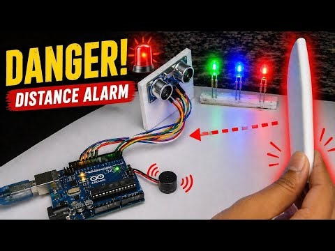Don’t Go Close! 🚨 Smart Distance Alarm using Arduino || 3-Level Distance Alarm