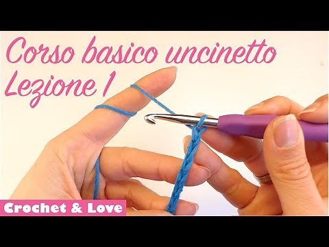 Crochet Basics - Lesson 1 - Initial Knot and Chain Stitch