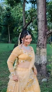 609 reactions · 7 comments | “Elegance woven in every golden thread. Book your date with us Only few dates available Makeup by @mua_kalpana_shrestha Lens @shutter.katha #goviral #reelsfyp #reelsviralvideo❤️❤️❤️❤️ #receptionlehenga#goldenlehenga#handworkreceptiongoldenlehenga | Rupa Thapa Pathak | Facebook