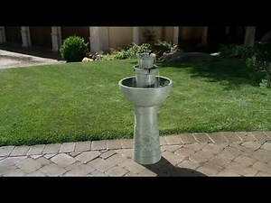 Belmont Garden Aurel Cordless Modular Fountain w/Bird Feeder