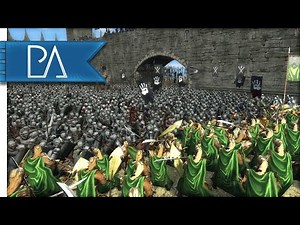 Elves Make Their Last Stand : Dwarves Send Reinforcements - Third Age Total War Mod Gameplay