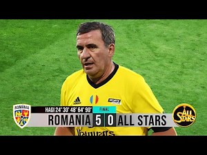 THE WORLD STOPPED TO WATCH THE RETURN OF GHEORGHE HAGI AT 60 YEARS OLD VS ALL STARS