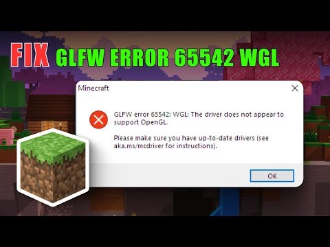 How to Fix Minecraft GLFW Error 65542 | Low End Device Solution (2026)
