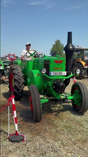 PIERWSZY powojenny POLSKI TRAKTOR URSUS C45 w akcji #ursus #rolnictwo #rolnik