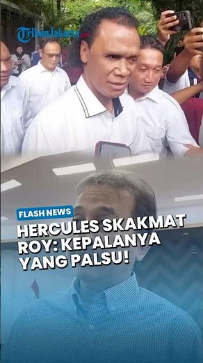 Hercules Emosi Roy Suryo Geruduk UGM Buktikan Keaslian Ijazah Jokowi: Kepalanya yang Palsu