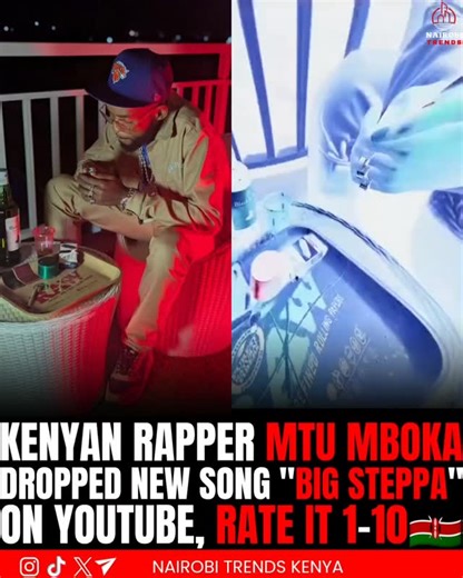 nairobi trends Kenya on Instagram: "Kenyan rapper @mtumboka_ dropped new song "Big Steppa" on YouTube, rate it 1-10"