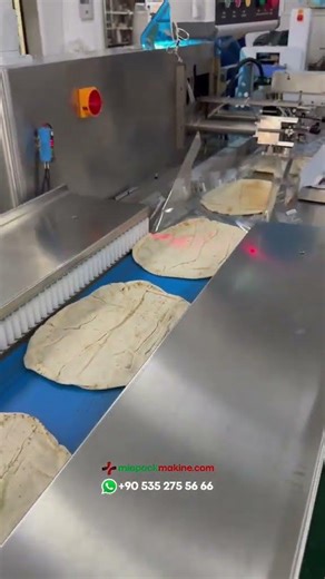 Lavaş, yufka, tortilla, bazlama, pizza, tandır ekmeği paketleme yatay paketleme makinesi flowpack