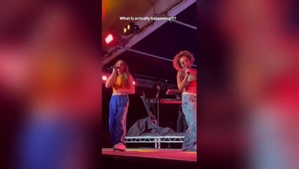 Mel C and Mel B team up in surprise Spice Girls reunion to classic hit