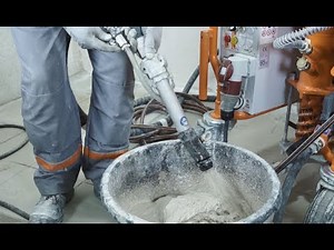 Процесс работы штукатурной станции G4 | Эксплуатация