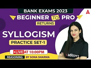 Beginners to Pro | Syllogism Practice Set 1 | Reasoning by Sona Sharma