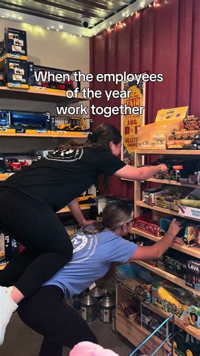 It's always a two person job!