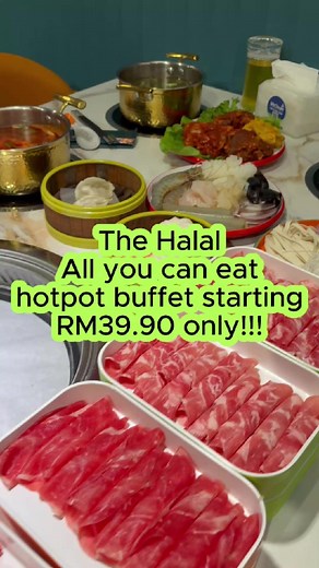 Chinese Muslim Halal Hotpot Buffet at RM39.90 | Yipin Lao Hotpot BBQ