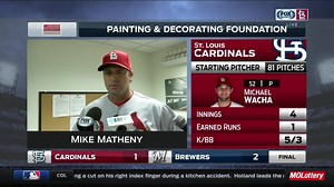 13K views · 130 reactions | Manager Mike Matheny says Michael Wacha's pitch count and the St. Louis Cardinals' need to score prompted him to pinch hit for his effective starter in the fifth. | FanDuel Sports Network Midwest | Facebook