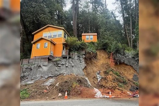 Guerneville Cliffhanger As Sliding Hillside Puts River Homes On Alert