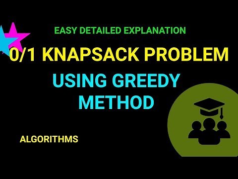 0/1 Knapsack Problem using greedy method