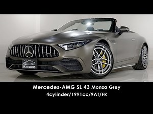 2023y Mercedes AMG SL43(R232)モンツァグレーマグノ 2+2シーター ソフトトップ 2リッター直4 右ハンドル 新型オープンカー メルセデスベンツ