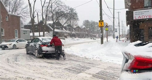Second significant snowfall hits Toronto area in a matter of days