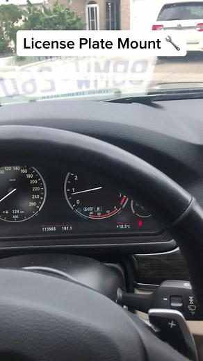How to Install a License Plate Mount on Your BMW